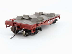 Roundhouse 81257 MILW Milwaukee Road 30' Flat Car 601107 RTR