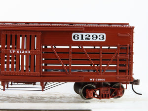 HO Scale Roundhouse 84224 UP Union Pacific 36' Stock/Cattle Car 61293 RTR