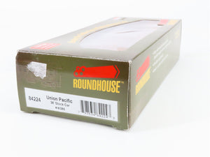 HO Scale Roundhouse 84224 UP Union Pacific 36' Stock/Cattle Car 61293 RTR