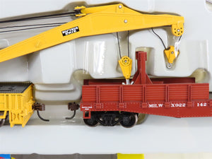 HO Scale Athearn 75373 MILW Milwaukee Road Crane X18 RTR
