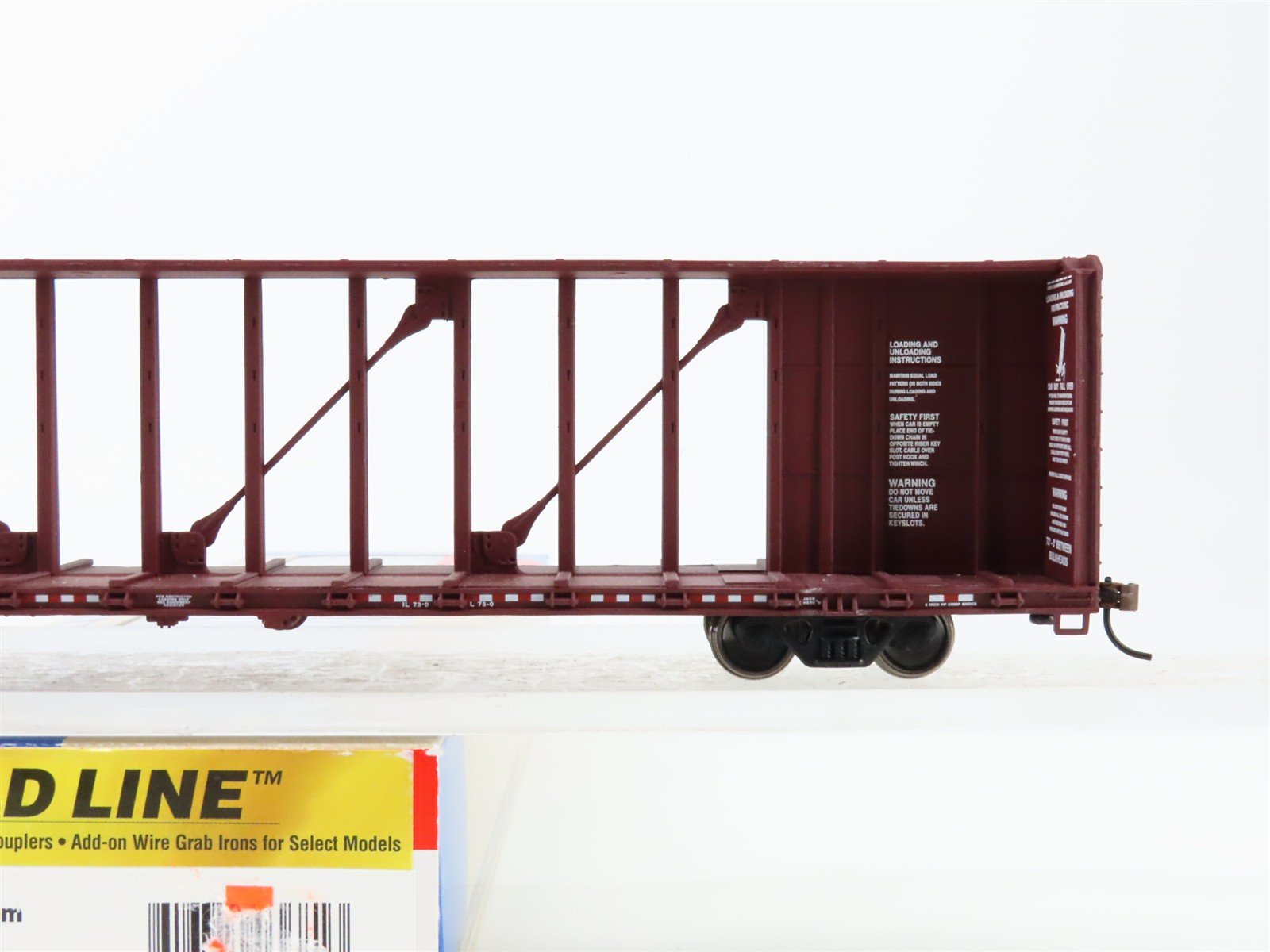 HO Scale Walthers 932-4136 Soo Line 72' Centerbeam Flat Car 600362 RTR