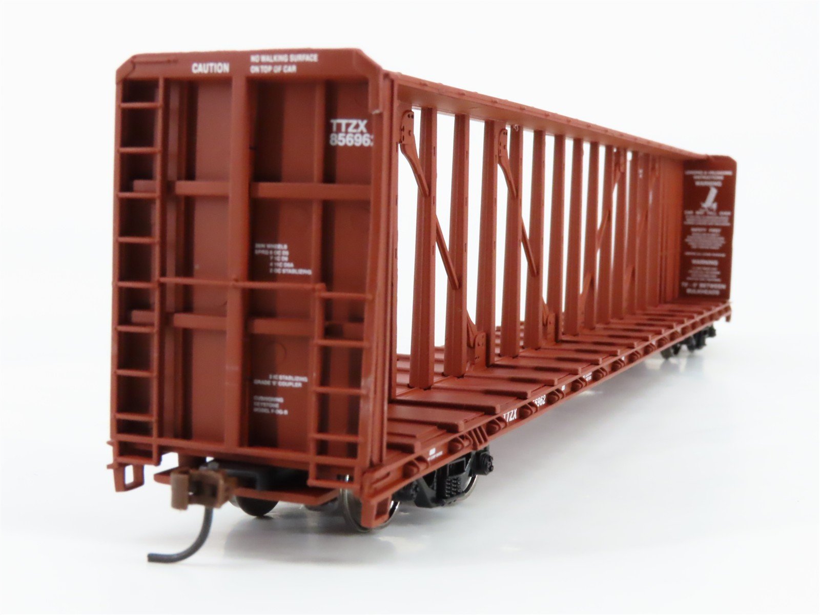 HO Scale Walthers 932-4135 TTX 72' Centerbeam Flat Car 856962 RTR