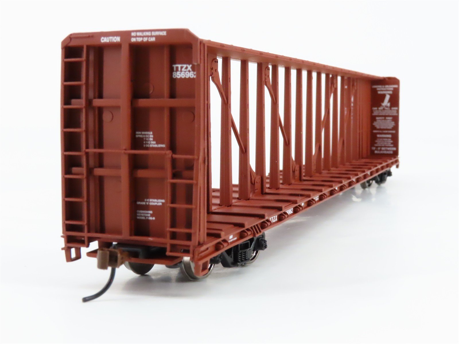 HO Scale Walthers 932-4135 TTX 72' Centerbeam Flat Car 856962 RTR