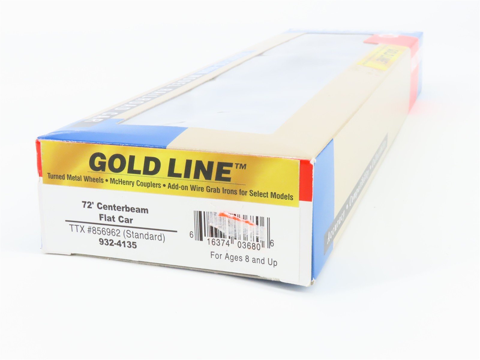 HO Scale Walthers 932-4135 TTX 72' Centerbeam Flat Car 856962 RTR