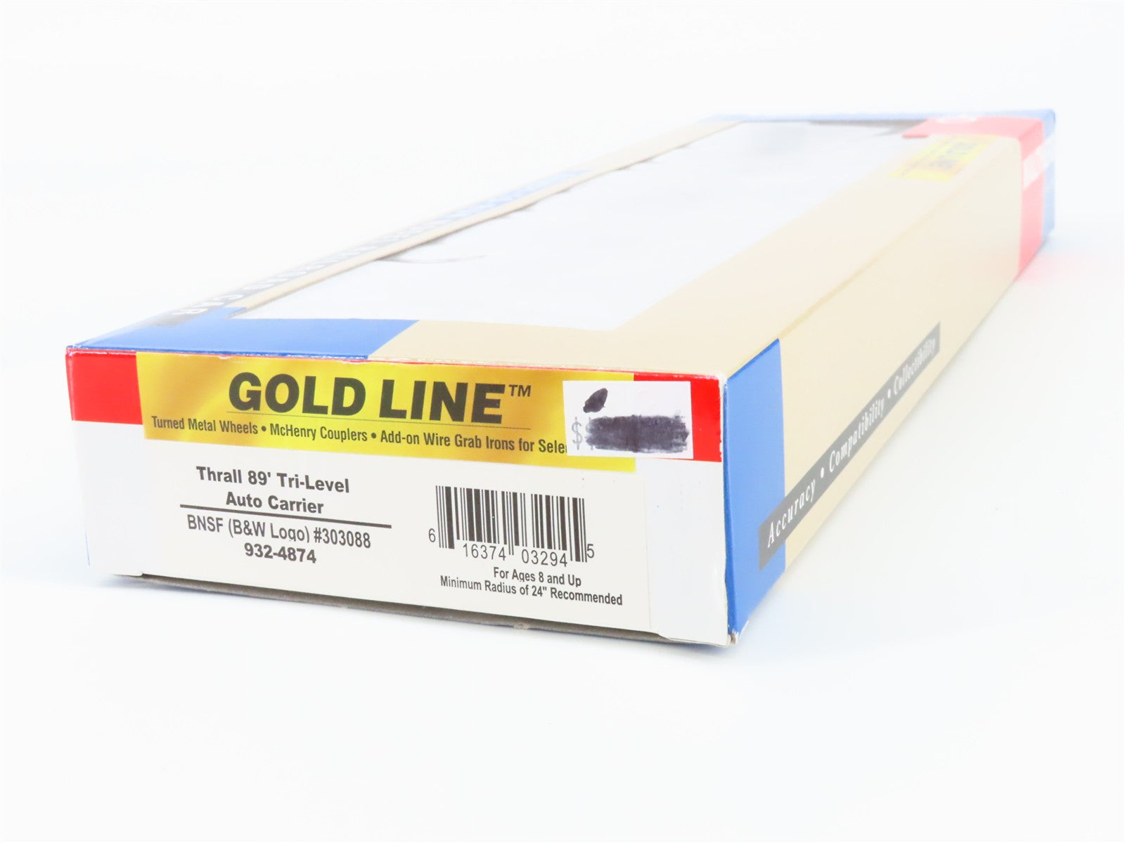 HO Scale Walthers 932-4874 BNSF Railway 89' Auto Carrier 303088 RTR