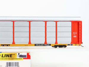 HO Scale Walthers 932-4871 SLSF Frisco 89' Thrall Tri-Level Auto Carrier RTR