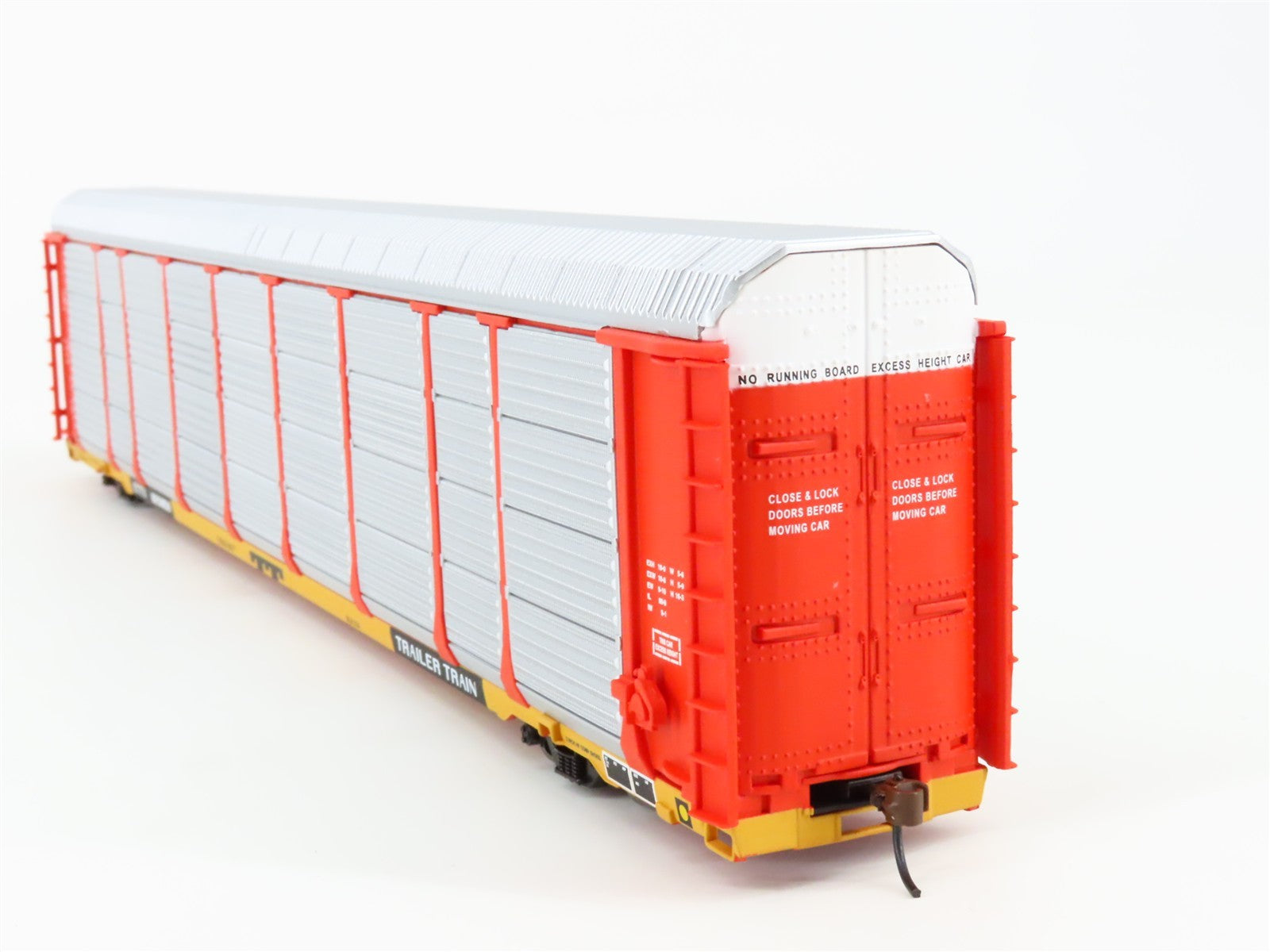 HO Scale Walthers 932-4871 SLSF Frisco 89' Thrall Tri-Level Auto Carrier RTR