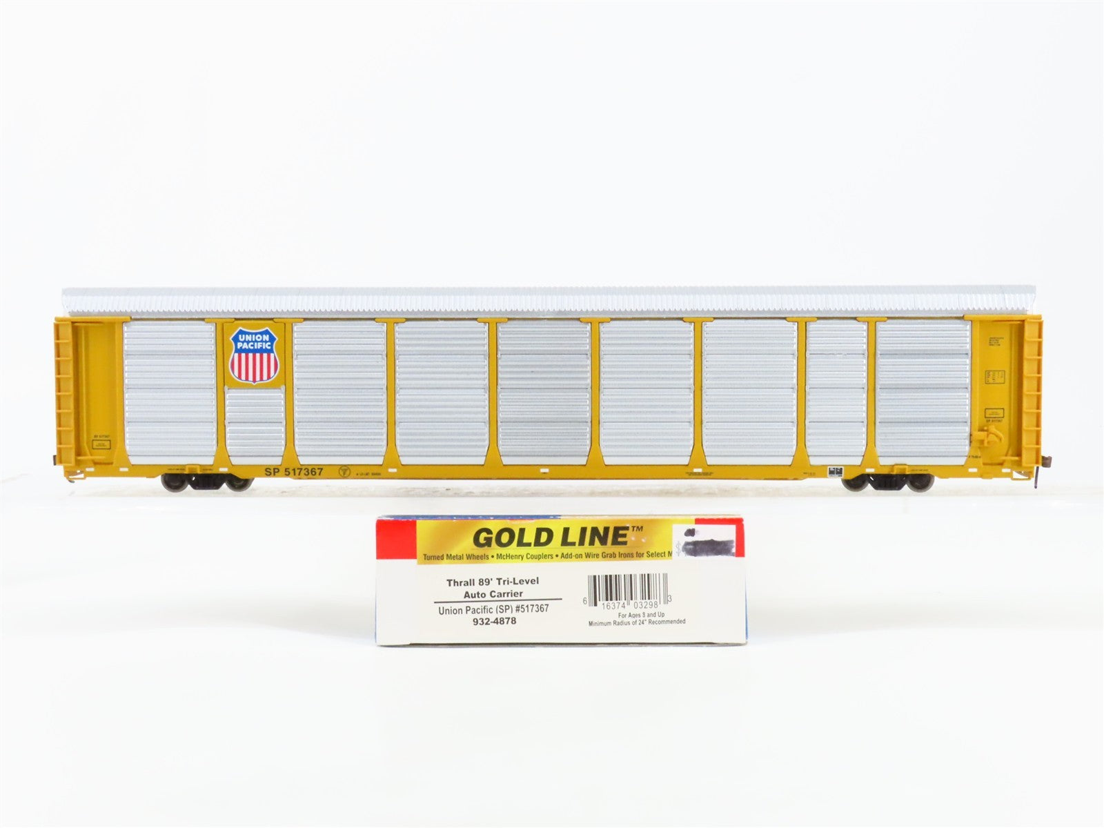 HO Scale Walthers 932-4878 SP Southern Pacific 89' Auto Carrier 517367 RTR