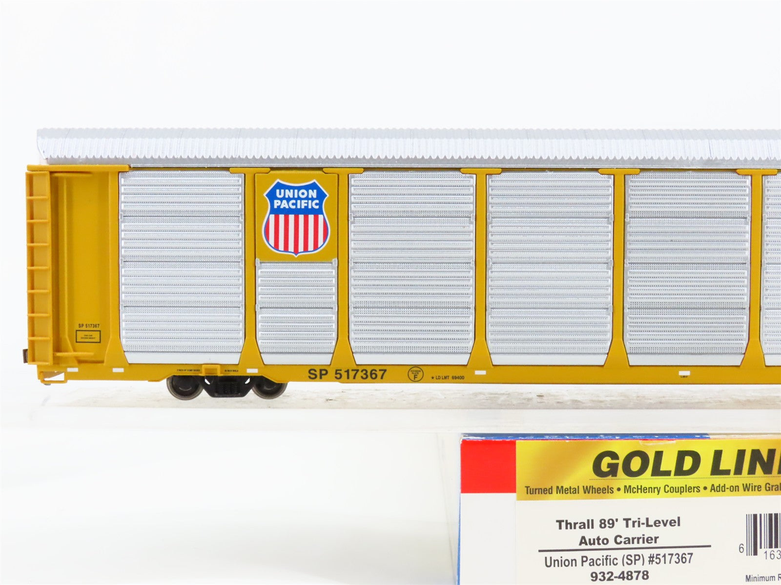 HO Scale Walthers 932-4878 SP Southern Pacific 89' Auto Carrier 517367 RTR