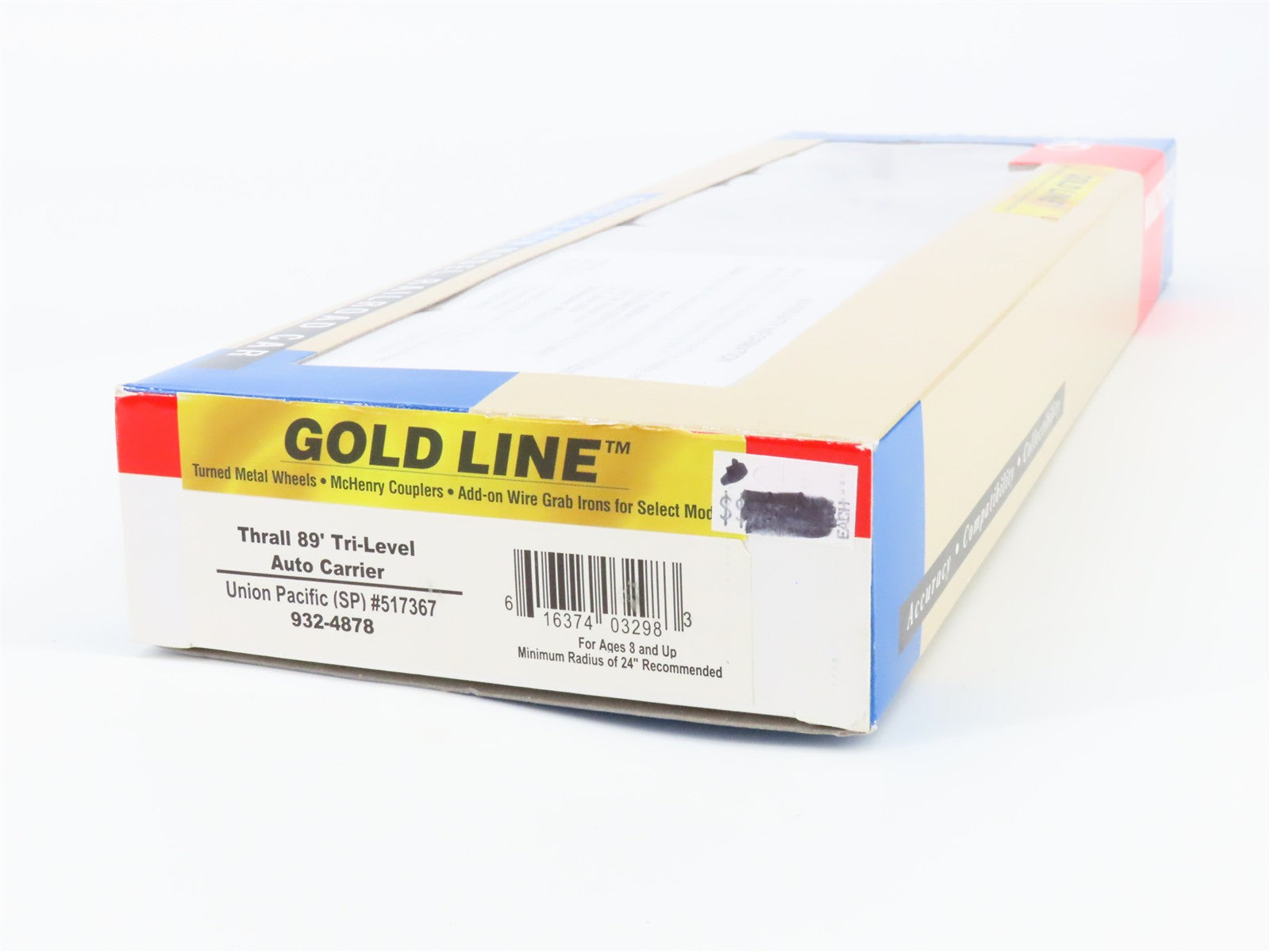 HO Scale Walthers 932-4878 SP Southern Pacific 89' Tri-Level Auto Carrier RTR
