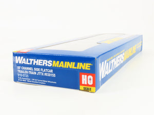 HO Scale Walthers 910-5725 JTTX Trailer-Train 89' Flat Car 930155 RTR