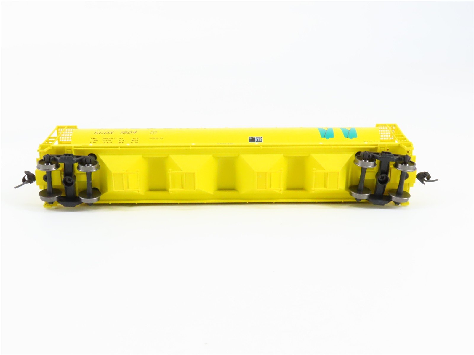 HO Scale Walthers 910-7320 SCOX Scoular 59' 59' Cylindrical Hopper 1504 RTR