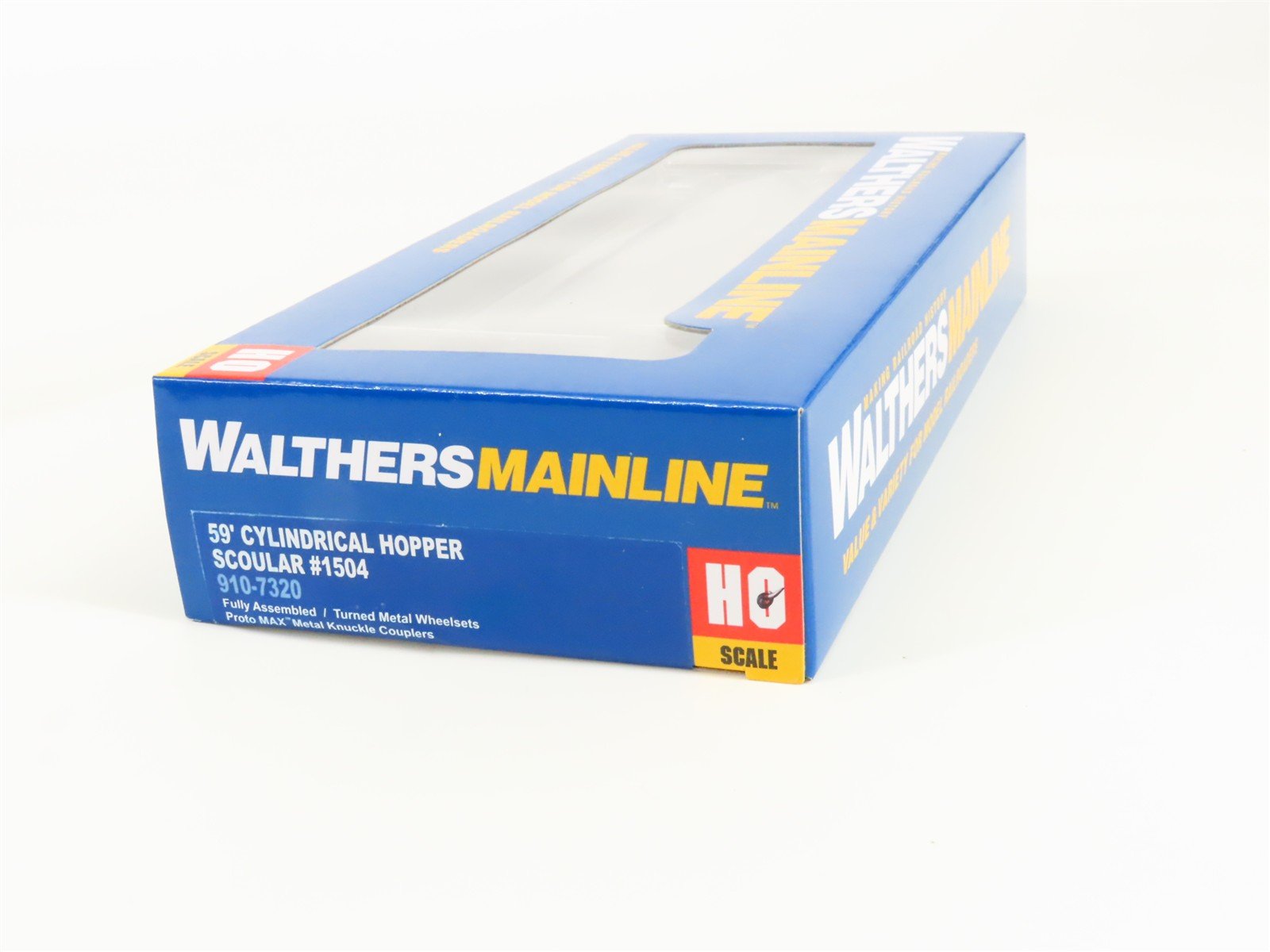 HO Scale Walthers 910-7320 SCOX Scoular 59' 59' Cylindrical Hopper 1504 RTR