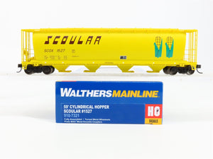 HO Scale Walthers 910-7321 Scoular 59' Cylindrical Hopper 1527 RTR
