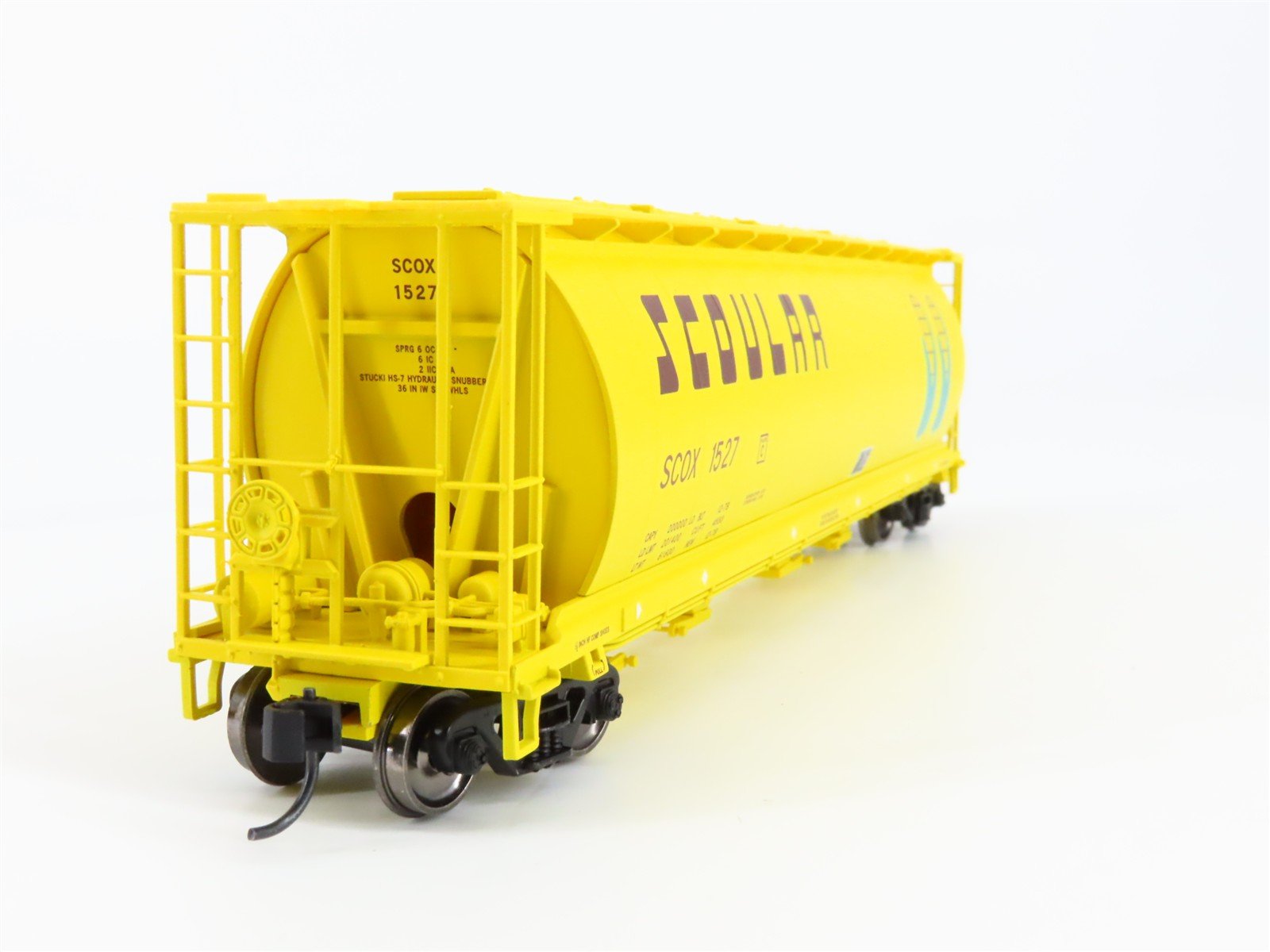 HO Scale Walthers 910-7321 Scoular 59' Cylindrical Hopper 1527 RTR