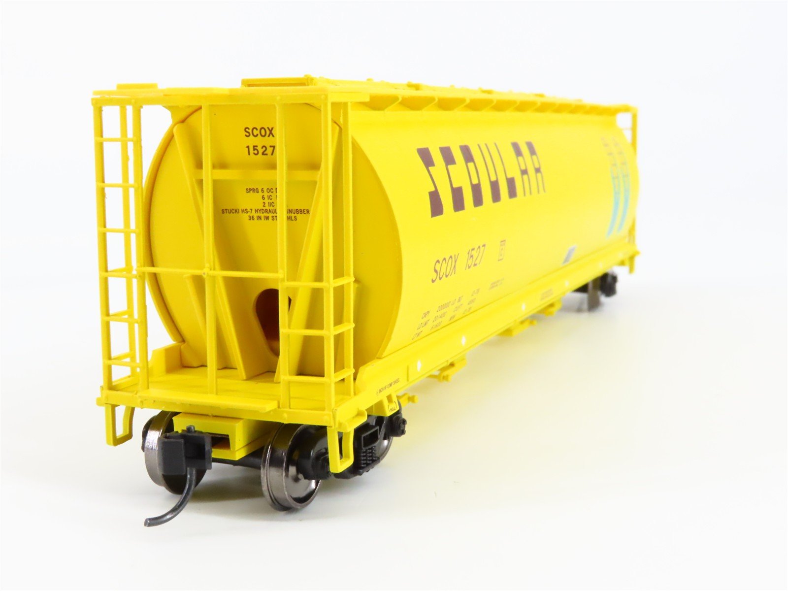 HO Scale Walthers 910-7321 Scoular 59' Cylindrical Hopper 1527 RTR