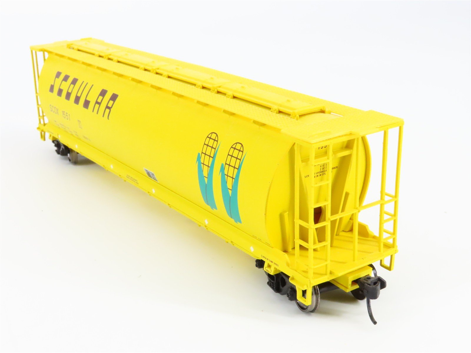 HO Scale Walthers 910-7322 SCLX Scoular 59' Cylindrical Hopper 1551 RTR