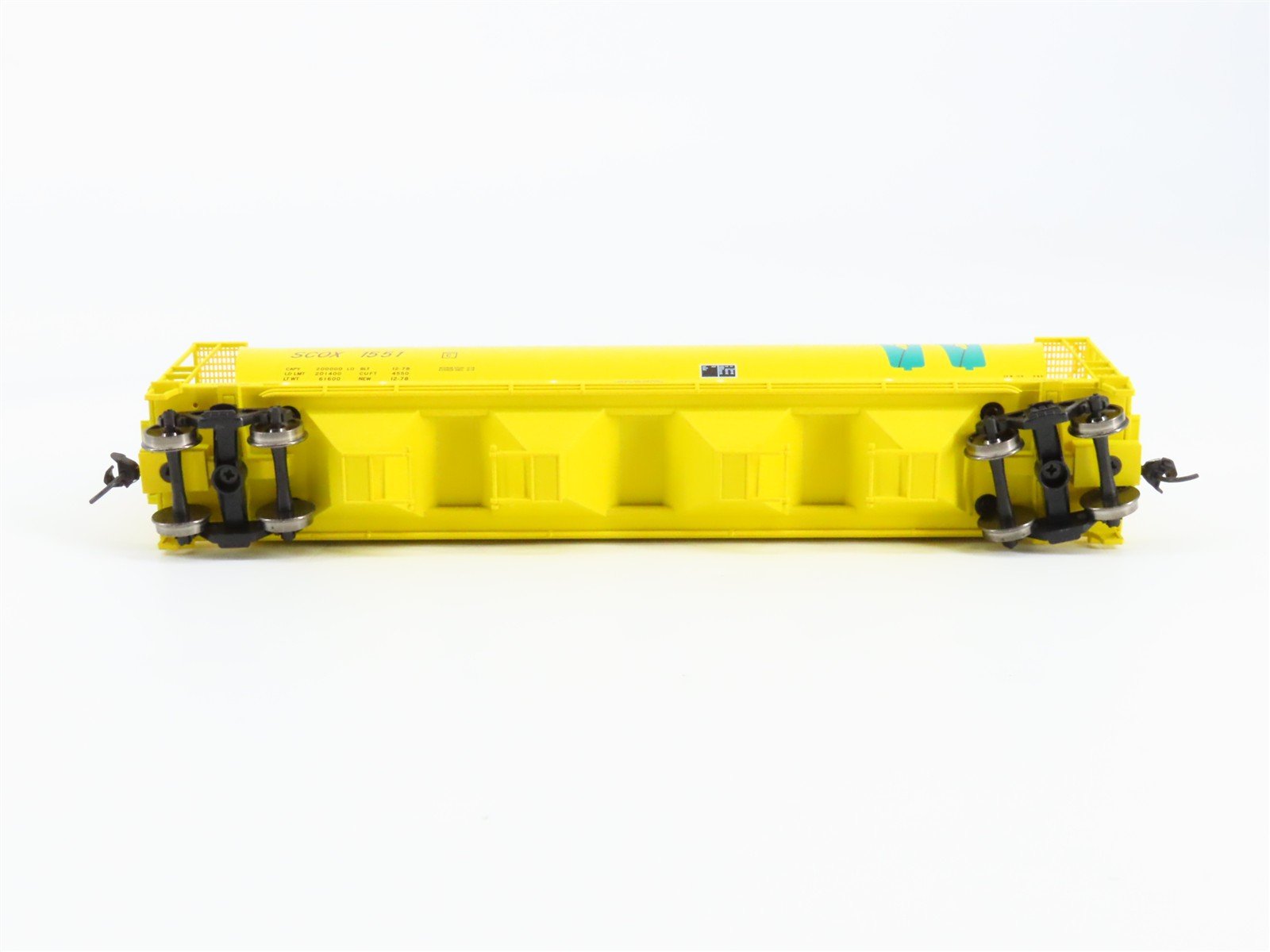 HO Scale Walthers 910-7322 SCLX Scoular 59' Cylindrical Hopper 1551 RTR