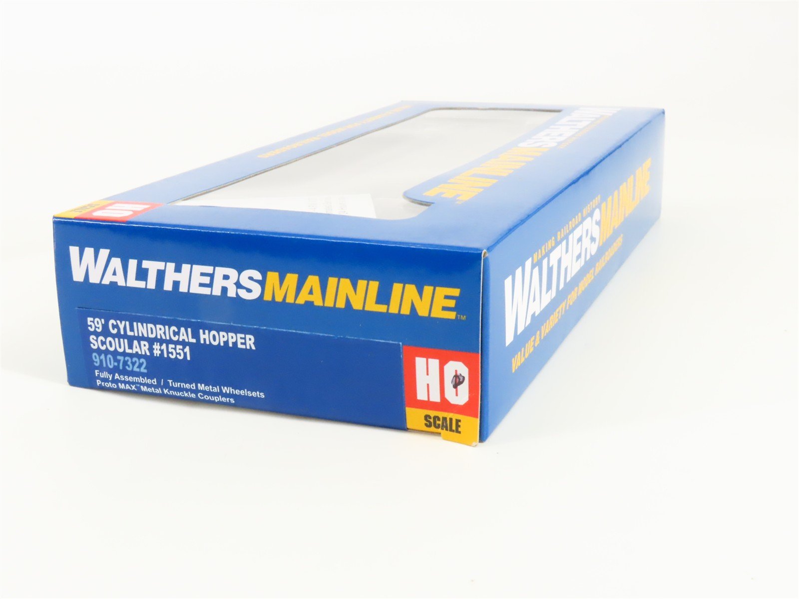 HO Scale Walthers 910-7322 SCLX Scoular 59' Cylindrical Hopper 1551 RTR