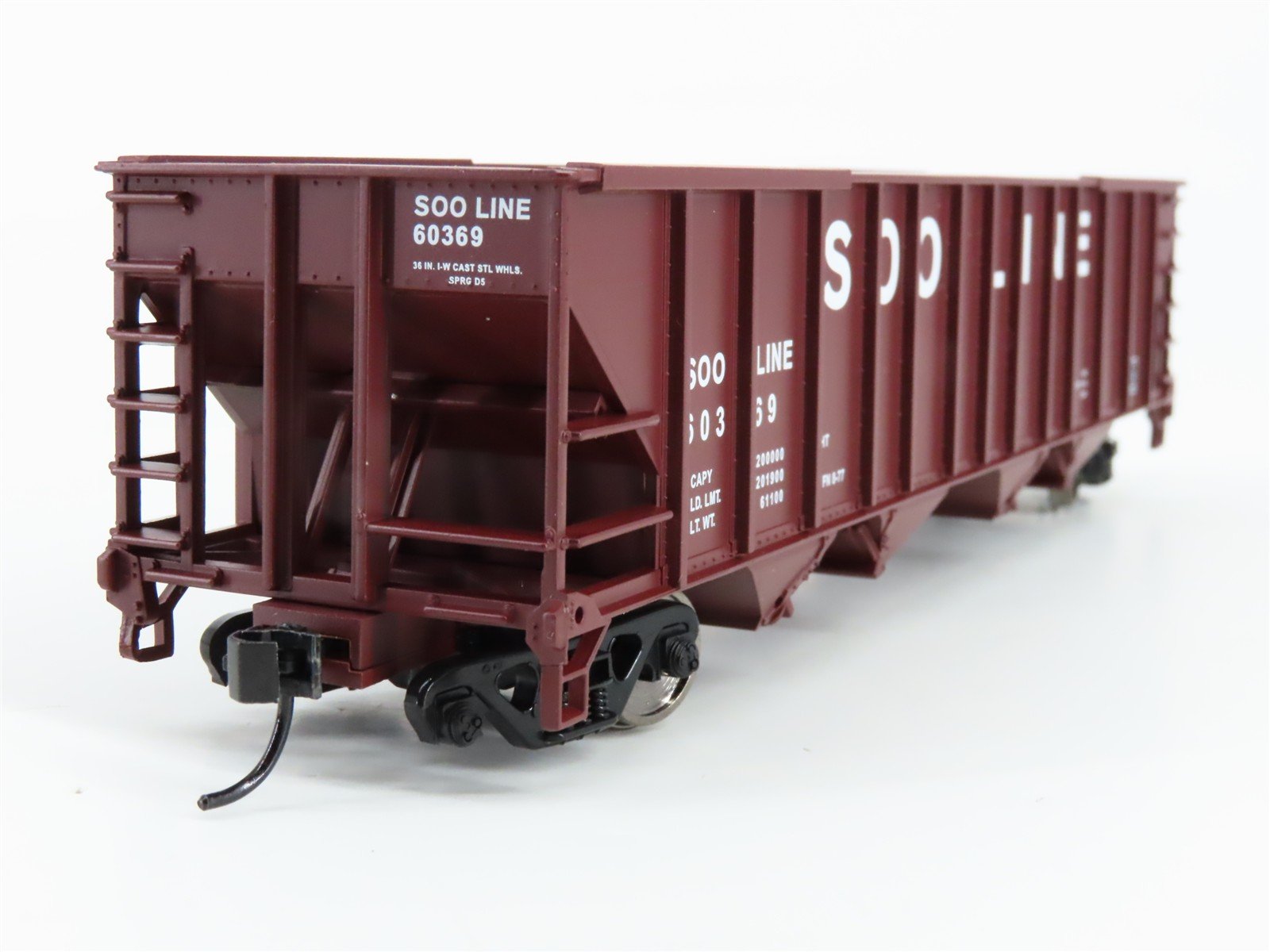 HO Scale Walthers 910-1974 Soo Line 50' 4-Bay Hopper 60369 RTR