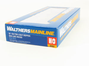 HO Scale Walthers 910-1974 Soo Line 50' 4-Bay Hopper 60369 RTR
