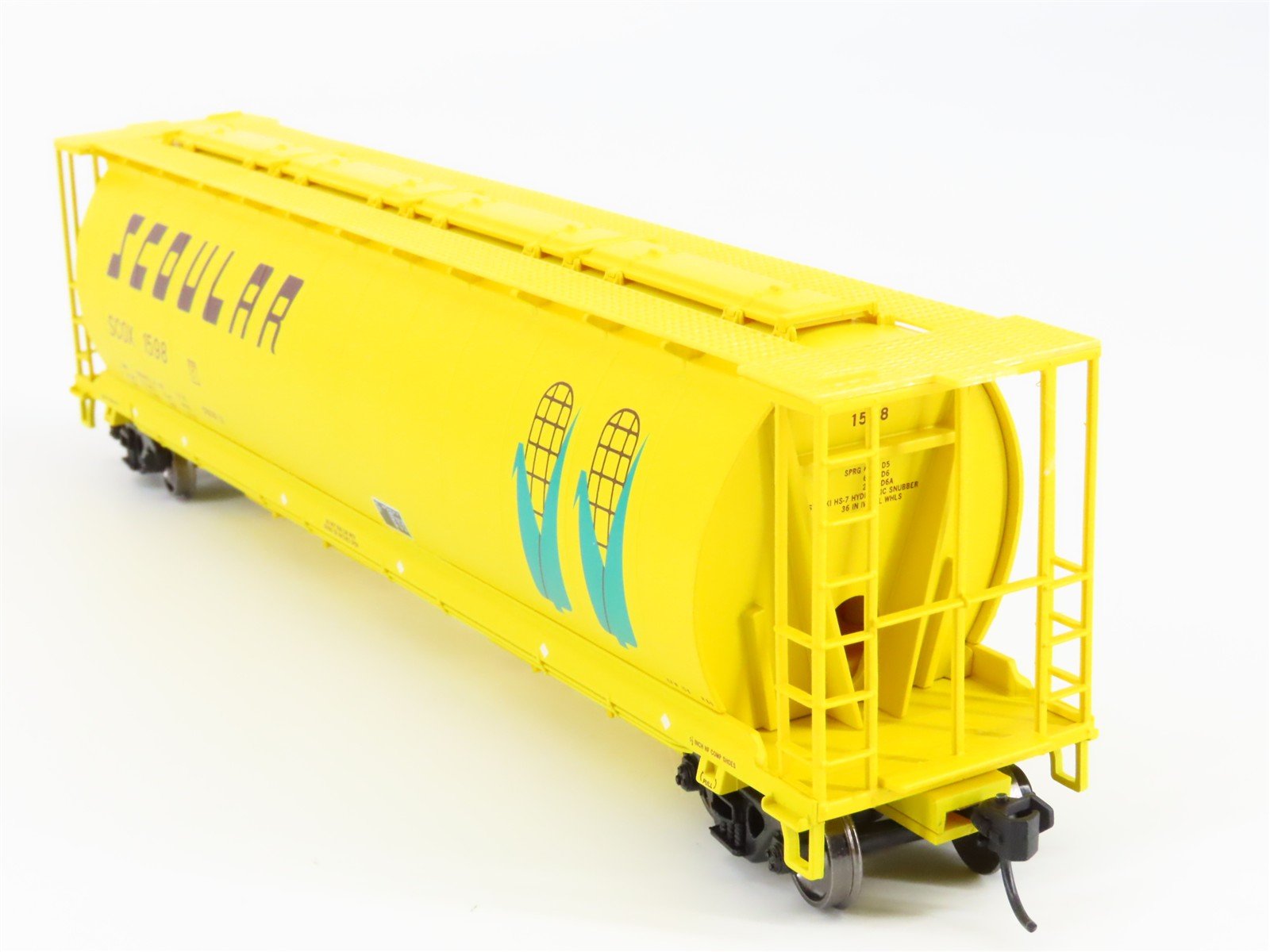 HO Scale Walthers 910-7323 SCOX Scoular 59' Cylindrical Hopper 1598 RTR