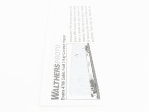 HO Scale Walthers 920-106122 UELX ADM 58' 3-Bay Covered Hopper 10018 RTR