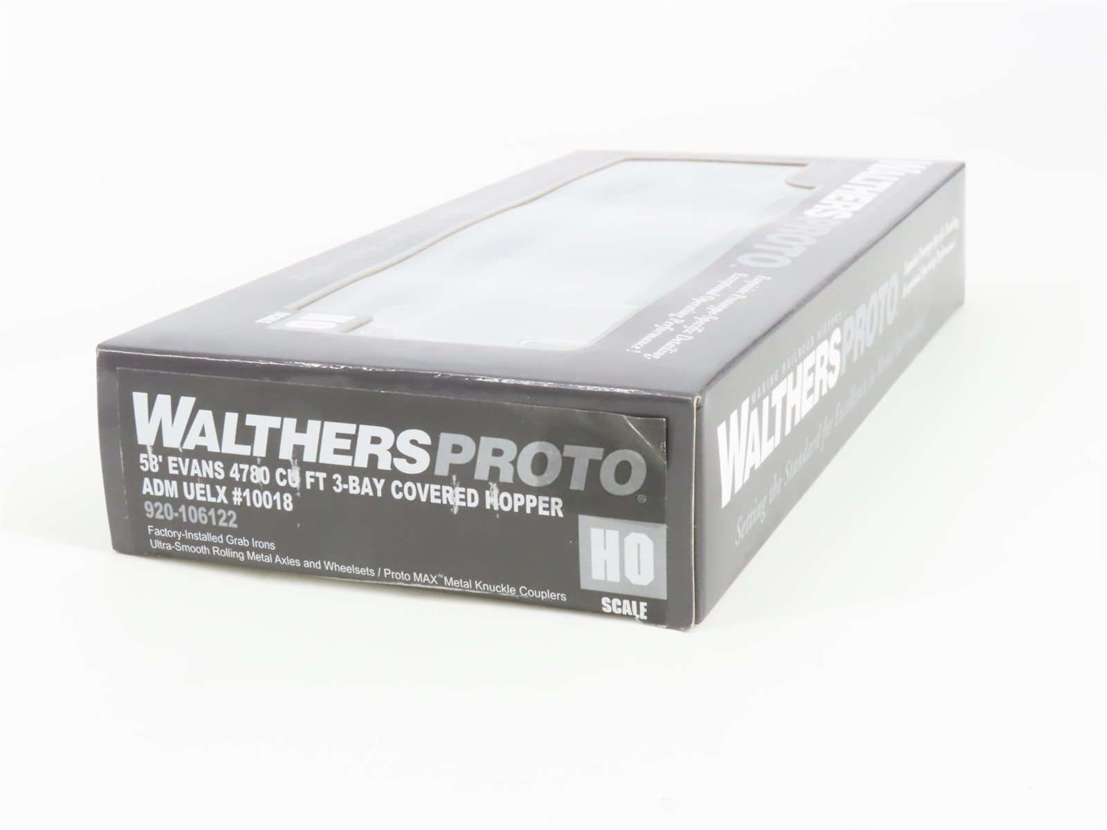 HO Scale Walthers 920-106122 UELX ADM 58' 3-Bay Covered Hopper 10018 RTR