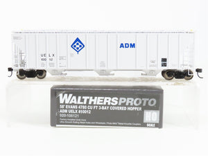 HO Scale Walthers 920-106121 UELX ADM 58' 3-Bay Covered Hopper 10012 RTR