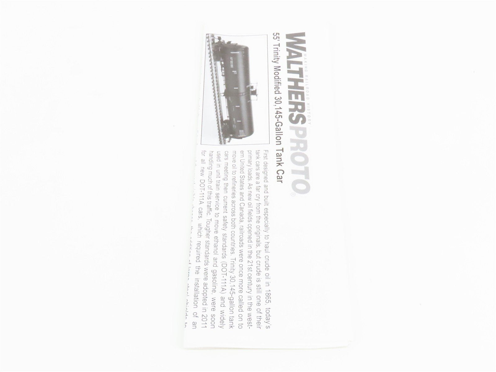 HO Scale Walthers 920-100705 DPRX PBF Holding Co. 55' Tank Car 259512 RTR