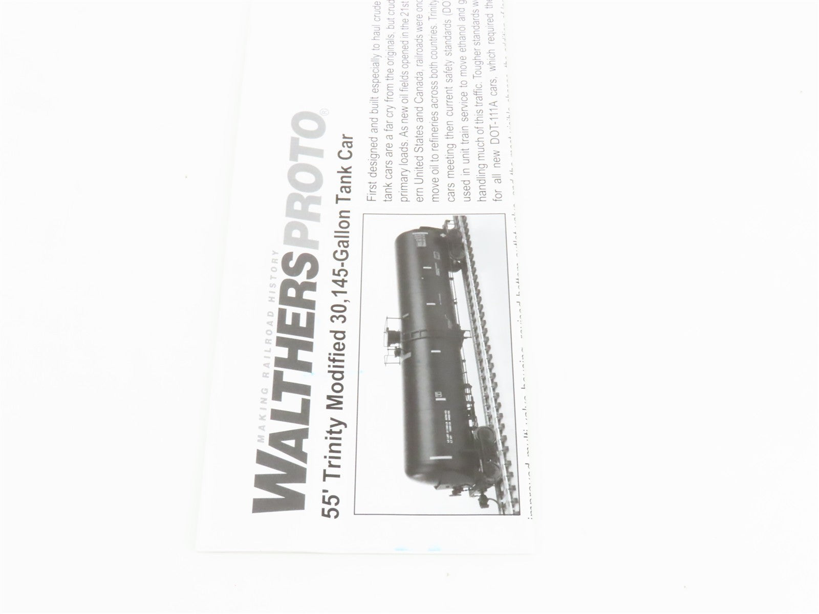 HO Scale Walthers 920-100704 DPRX PBF Holding Co. 55' 30,145-Gal Tank Car RTR