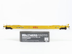 HO Scale Walthers 920-109029 DTTX TTX 53' Flat Car 469576 RTR