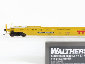 HO Scale Walthers 920-109029 DTTX TTX 53' Flat Car 469576 RTR