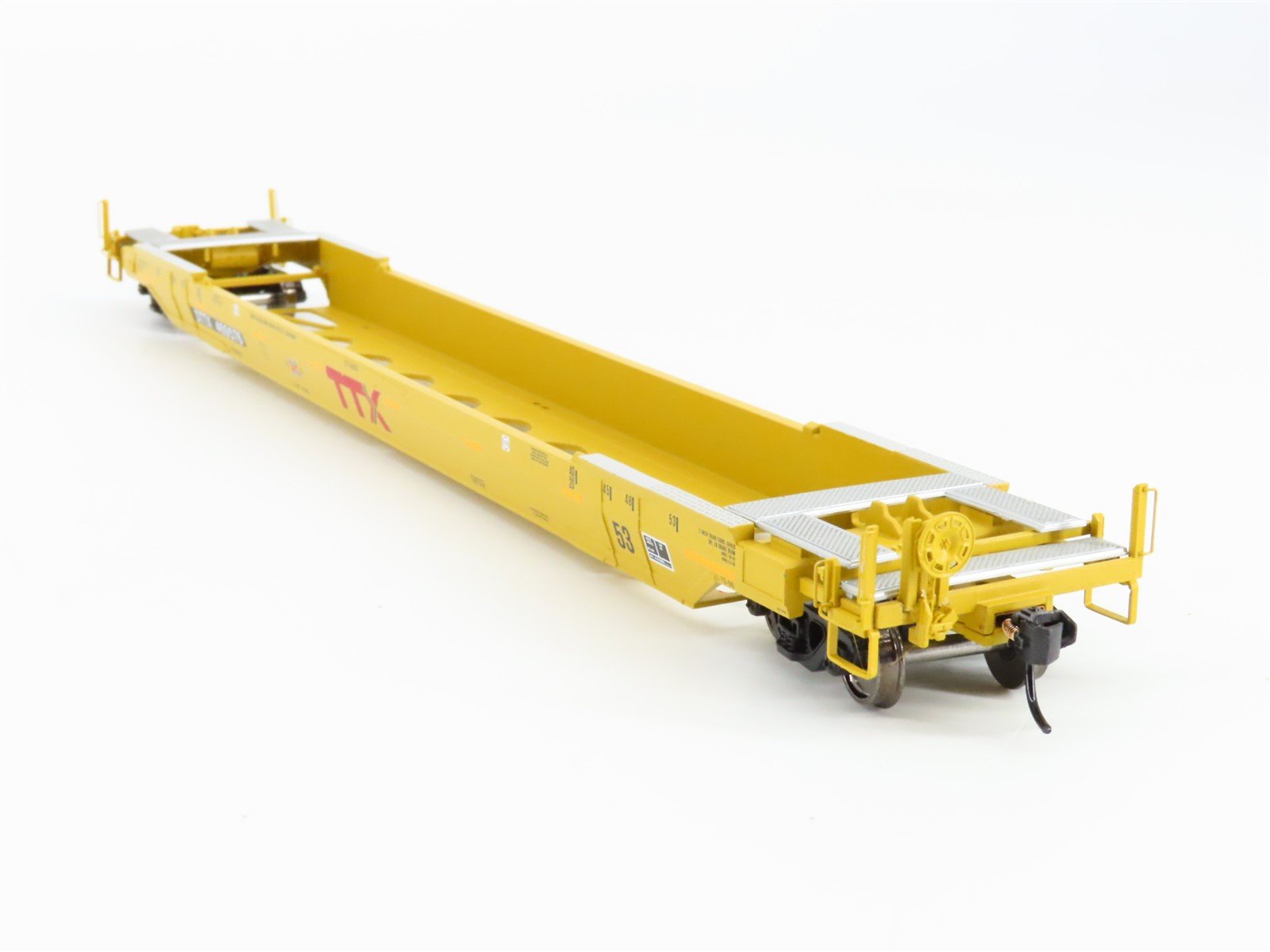 HO Scale Walthers 920-109029 DTTX TTX 53' Flat Car 469576 RTR