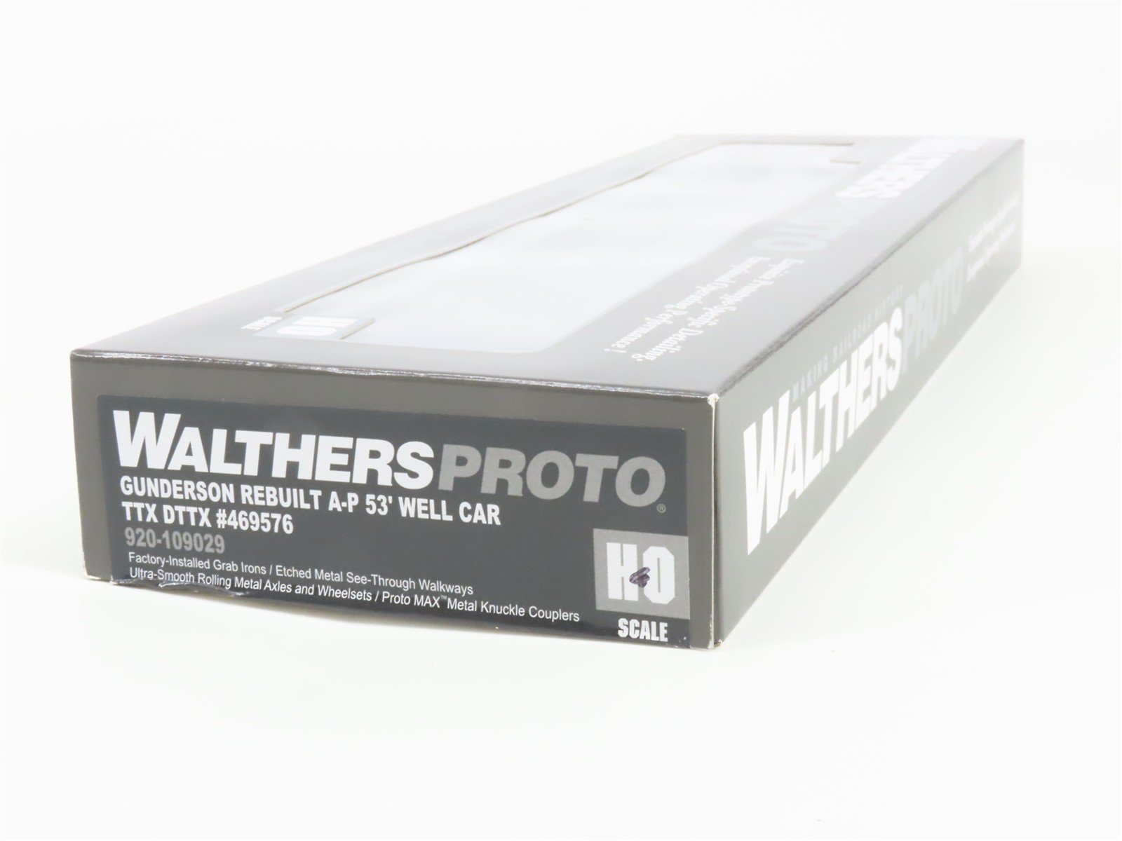 HO Scale Walthers 920-109029 DTTX TTX 53' Flat Car 469576 RTR