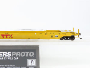HO Scale Walthers 920-109030 DTTX TTX 53' Flat Car 470328 RTR