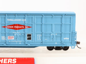 HO Scale Walthers 932-7022 BENX Bennett Lumber Thrall Door Box Car 182 RTR