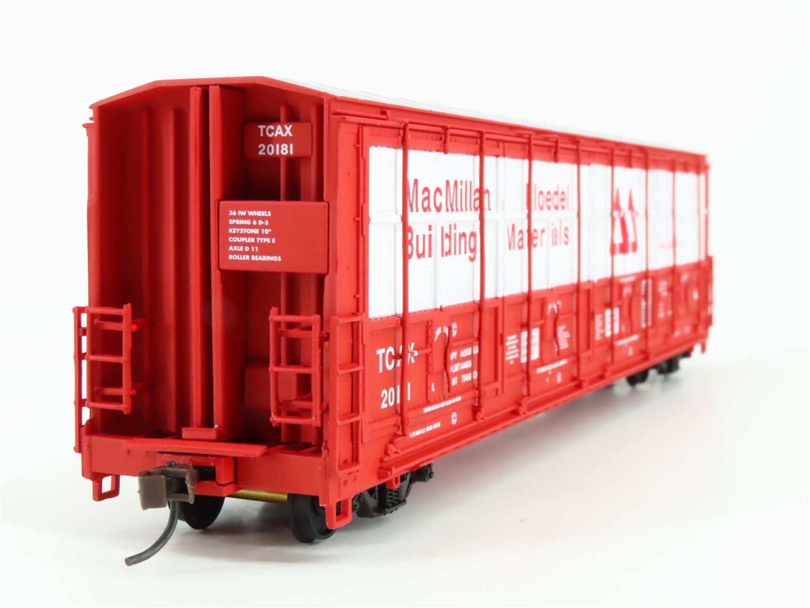 HO Scale Walthers 932-7015 TCAX MacMillan-Bloedel Thrall-Door Box Car 20181 RTR