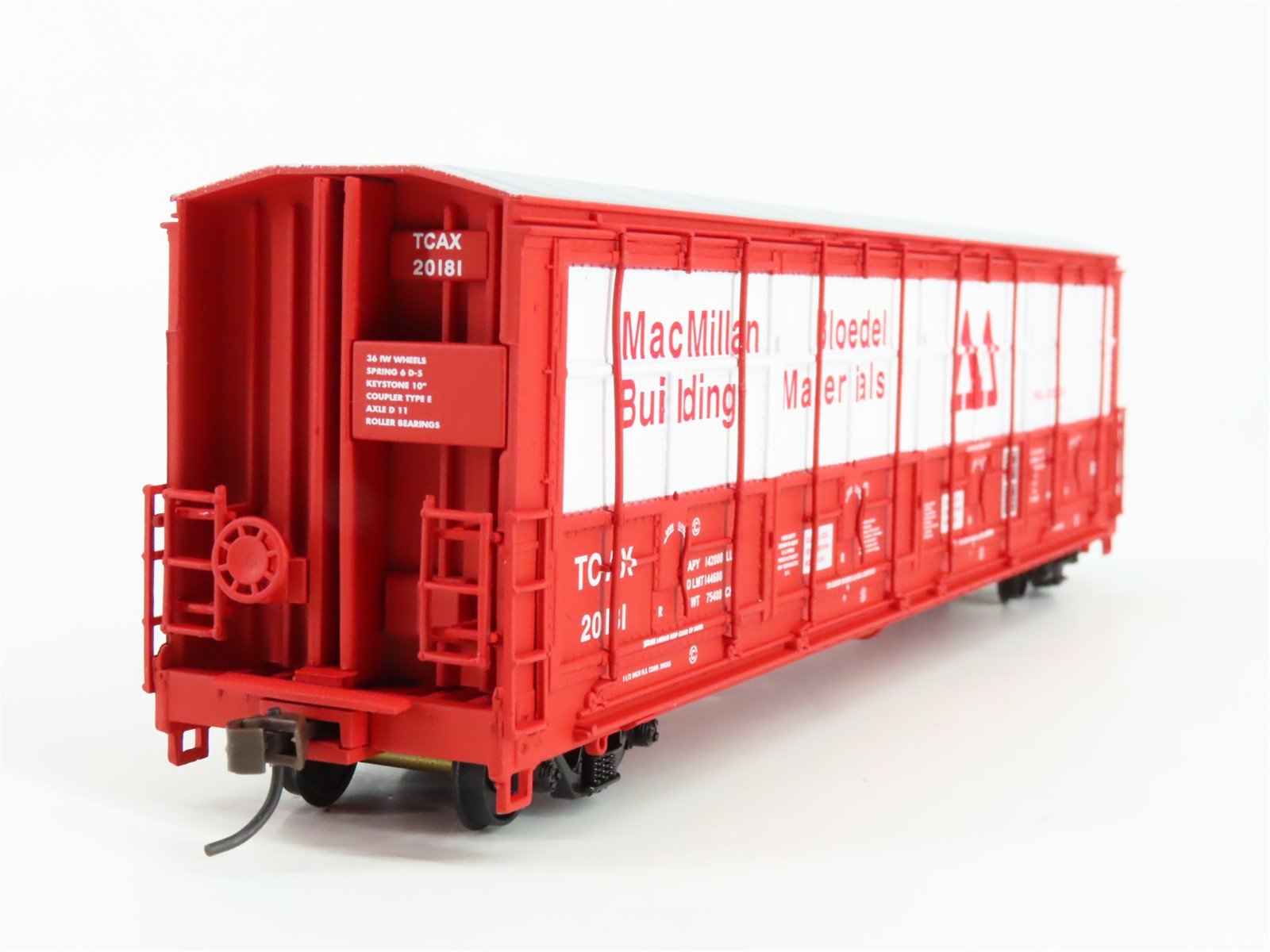 HO Scale Walthers 932-7015 TCAX MacMillan-Bloedel Thrall-Door Box Car 20181 RTR