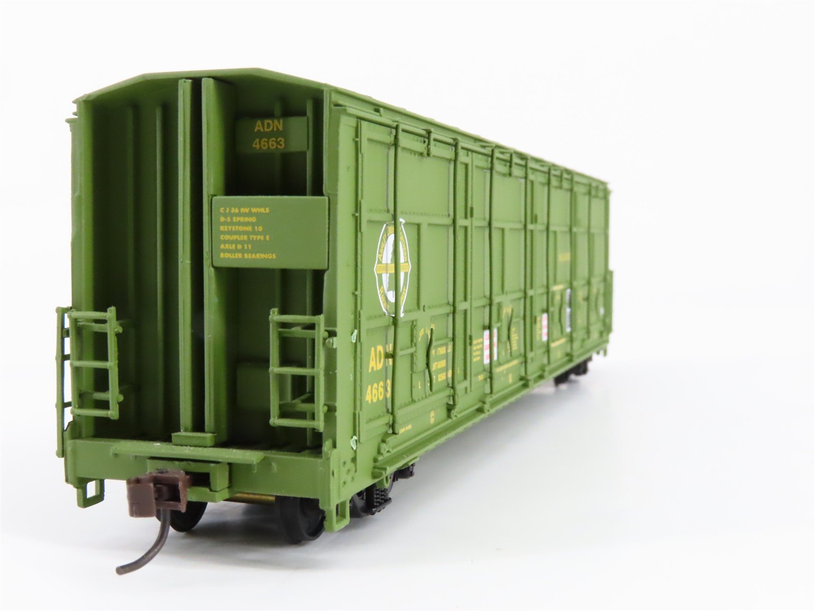 HO Scale Walthers 932-7010 Ashley, Drew & Northern 50' Thrall-Door Box Car RTR