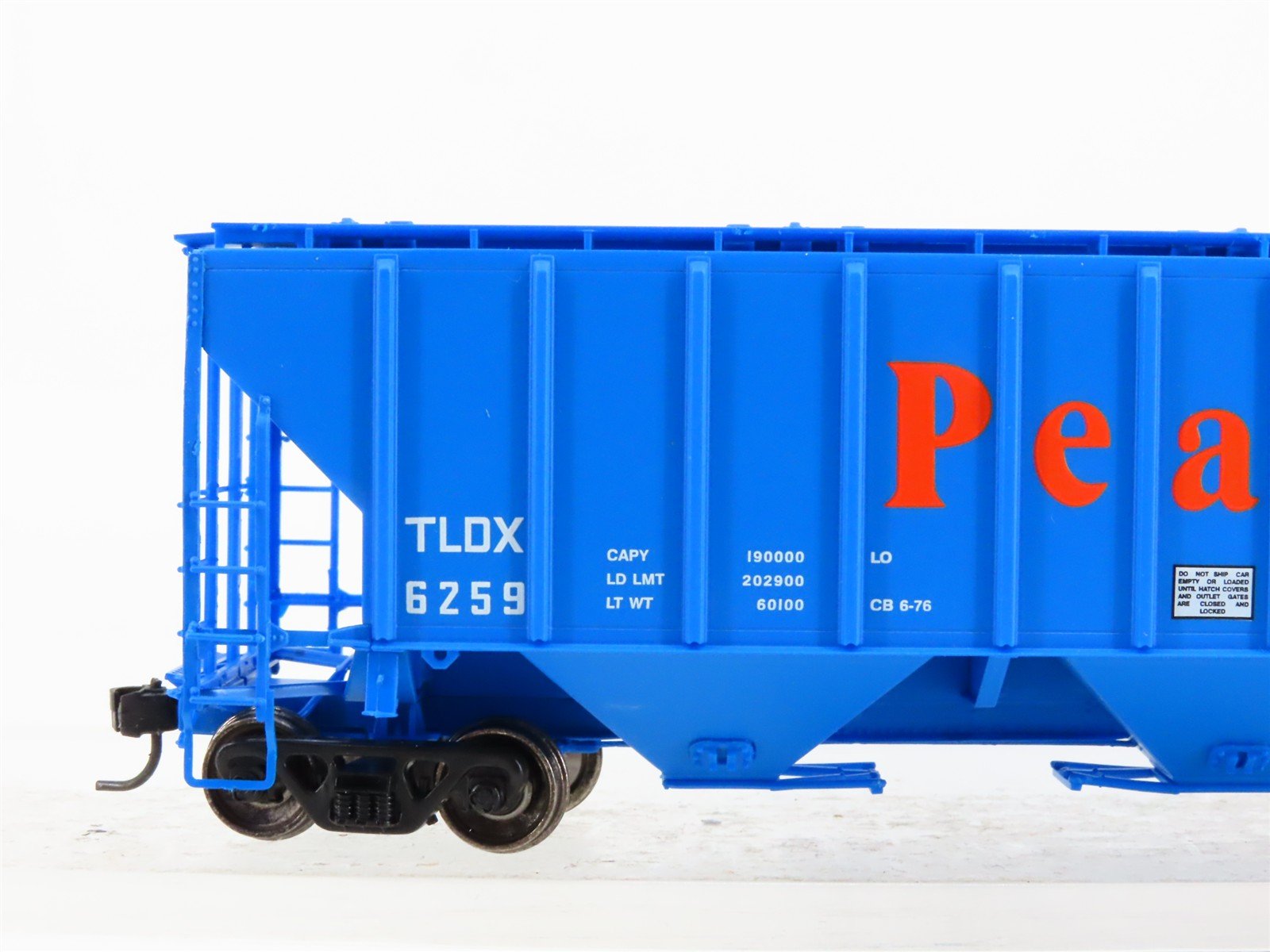 HO Scale PROTO 2000 21444 TLDX Peavey 3-Bay Covered Hopper 6259 RTR