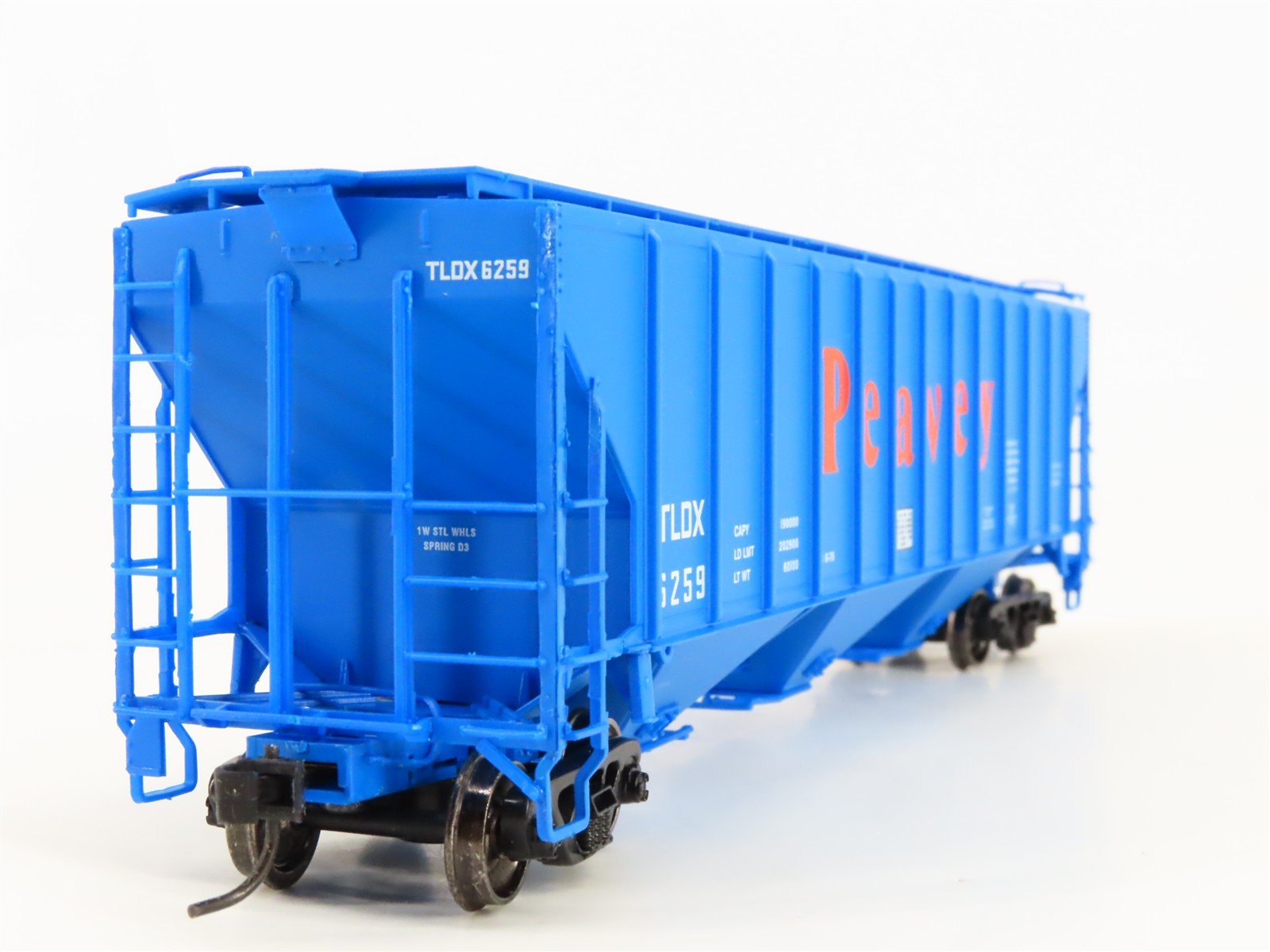 HO Scale PROTO 2000 21444 TLDX Peavey 3-Bay Covered Hopper 6259 RTR