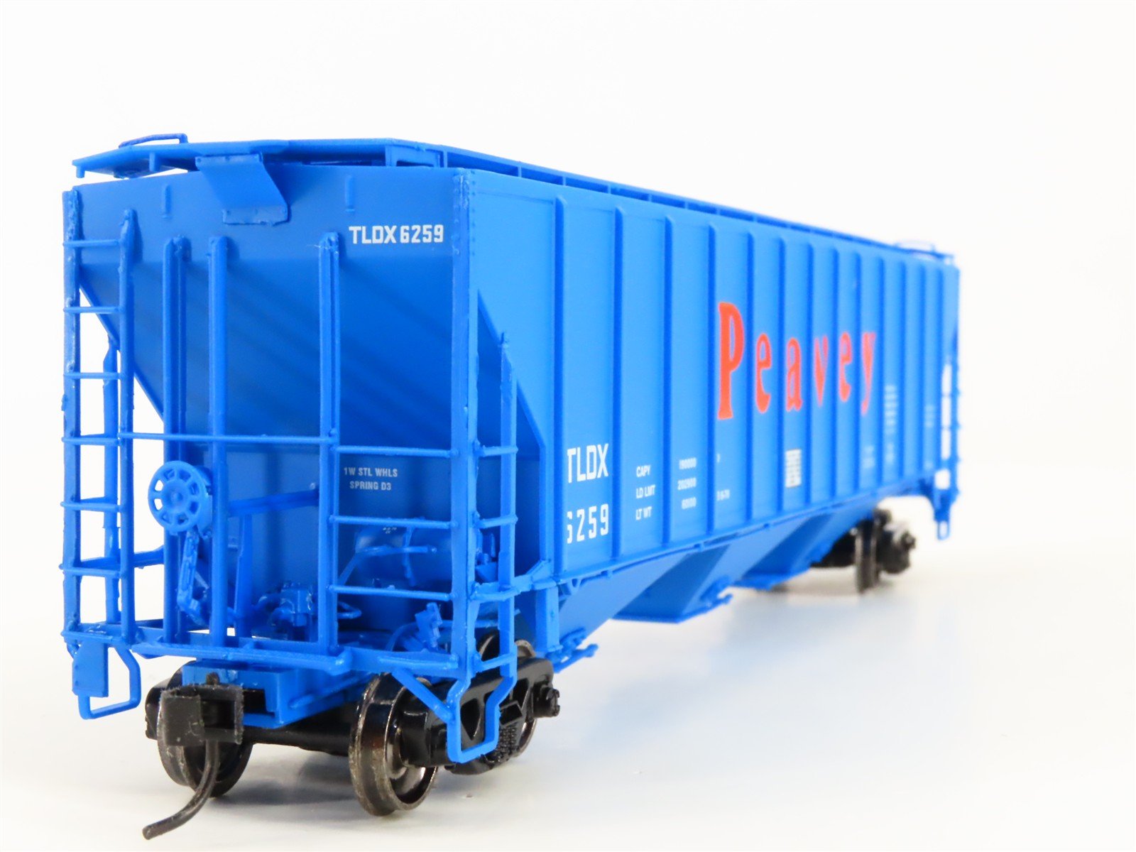 HO Scale PROTO 2000 21444 TLDX Peavey 3-Bay Covered Hopper 6259 RTR