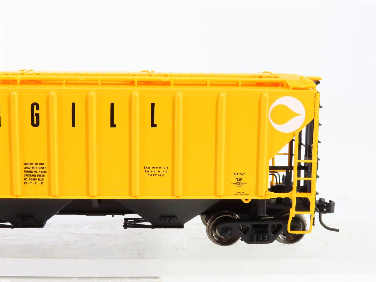 HO Scale PROTO 2000 21370 TLDX Cargill 3-Bay Covered Hopper 7248 RTR