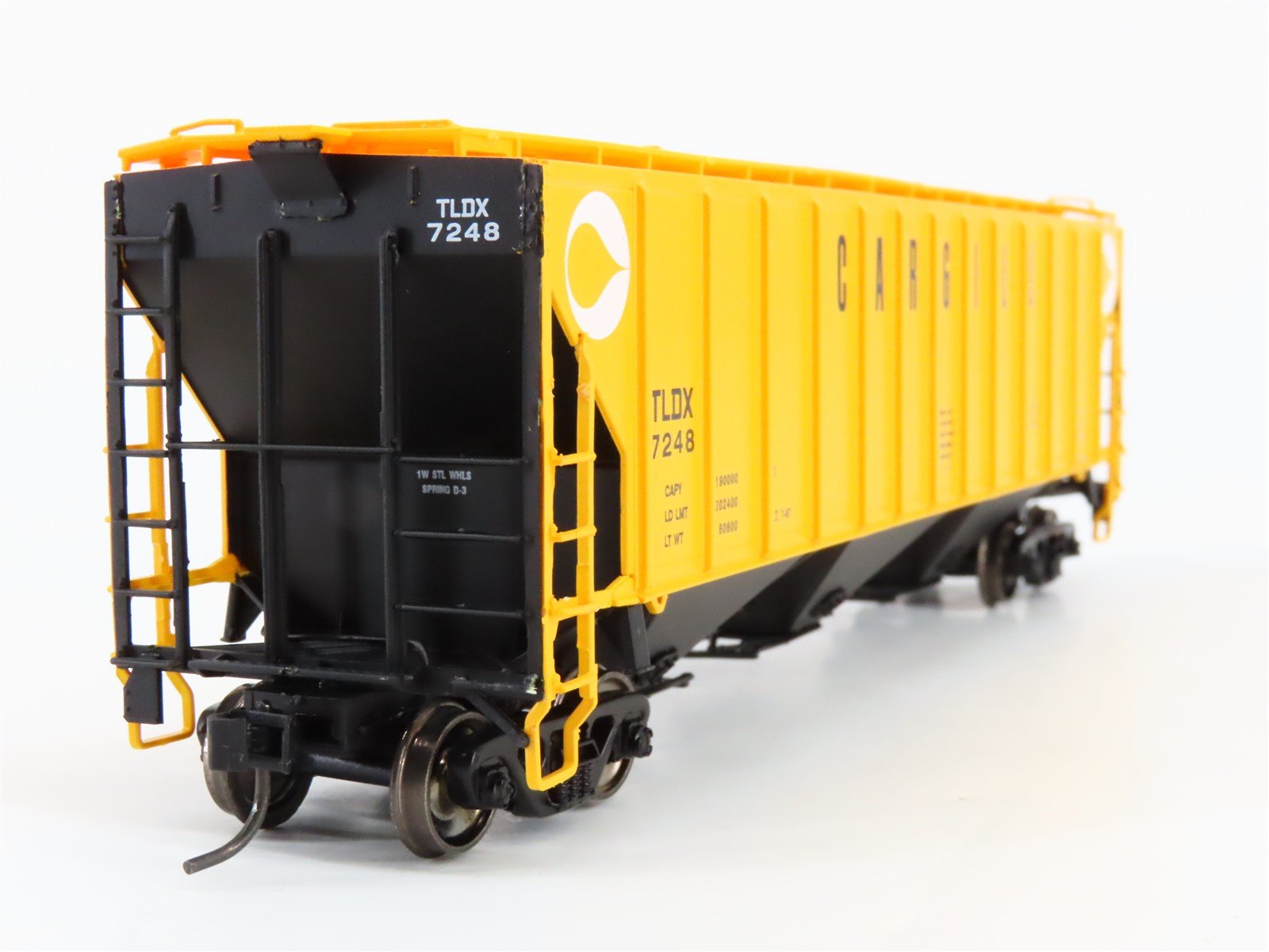 HO Scale PROTO 2000 21370 TLDX Cargill 3-Bay Covered Hopper 7248 RTR