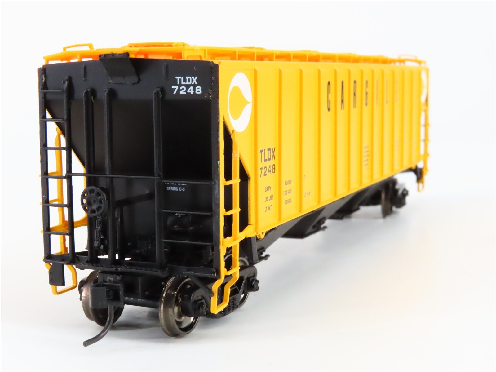 HO Scale PROTO 2000 21370 TLDX Cargill 3-Bay Covered Hopper 7248 RTR