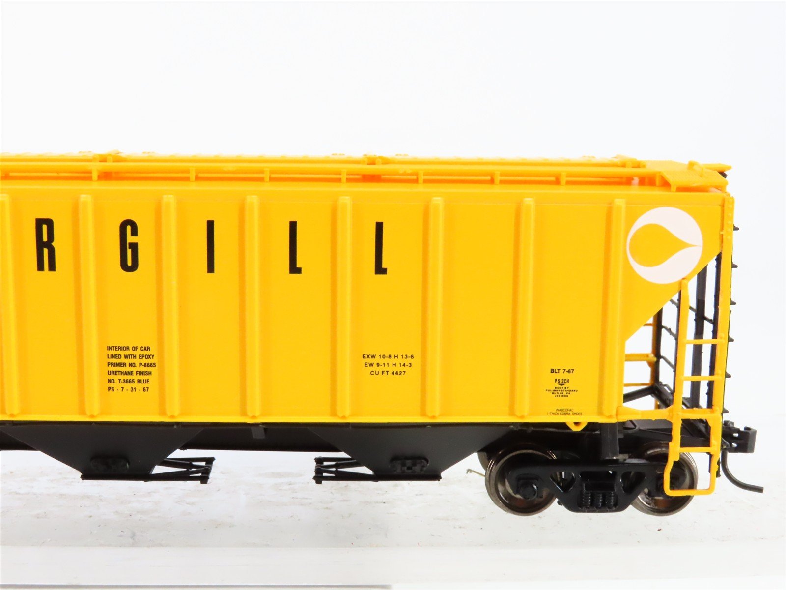 HO Scale PROTO 2000 21330 TLDX Cargill 3-Bay Covered Hopper 7505 RTR