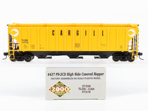 HO Scale Life-Like Proto 2000 21326 TLDX Cargill 3-Bay Covered Hopper #7278