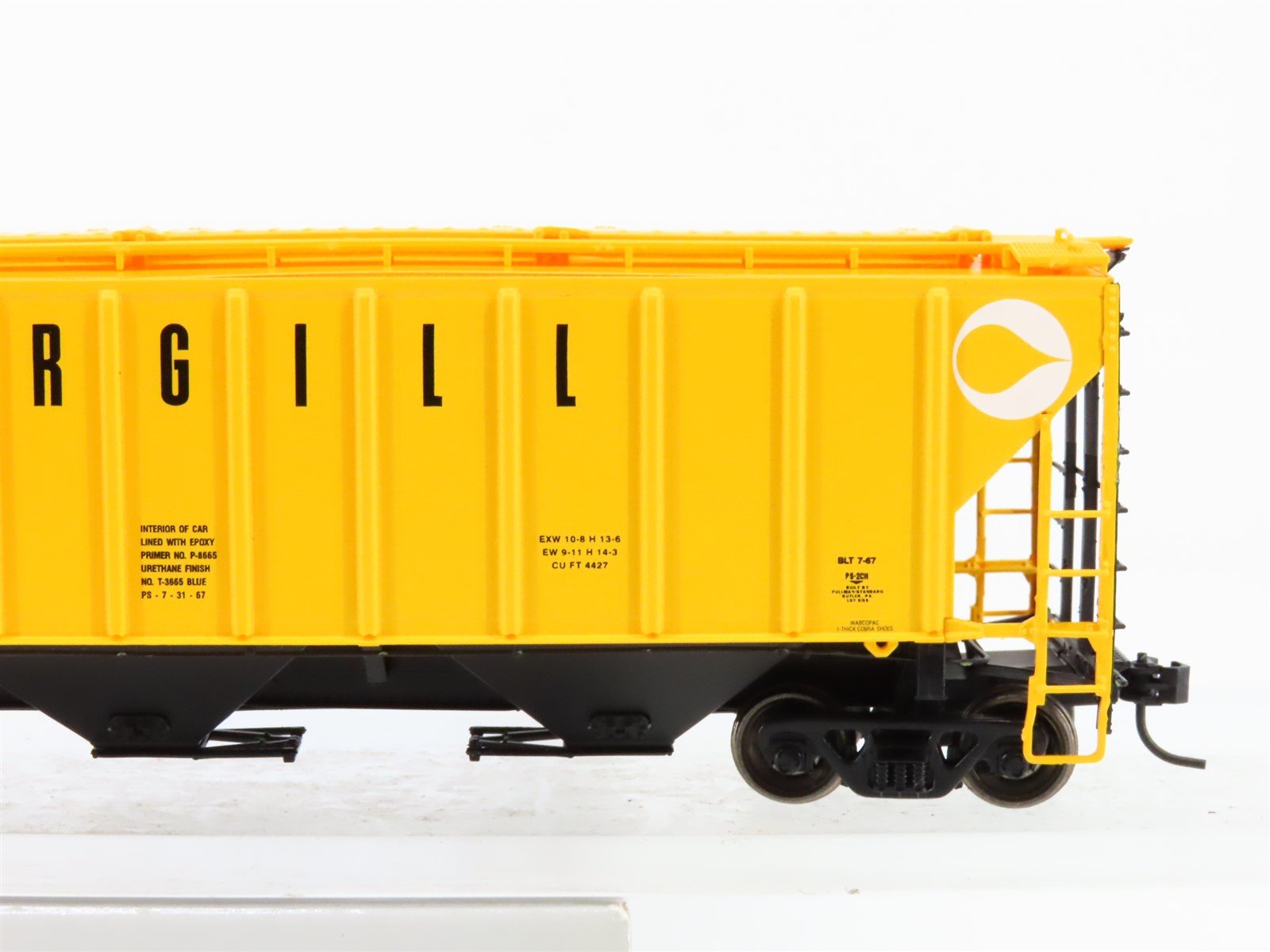 HO Scale Life-Like Proto 2000 21326 TLDX Cargill 3-Bay Covered Hopper #7278