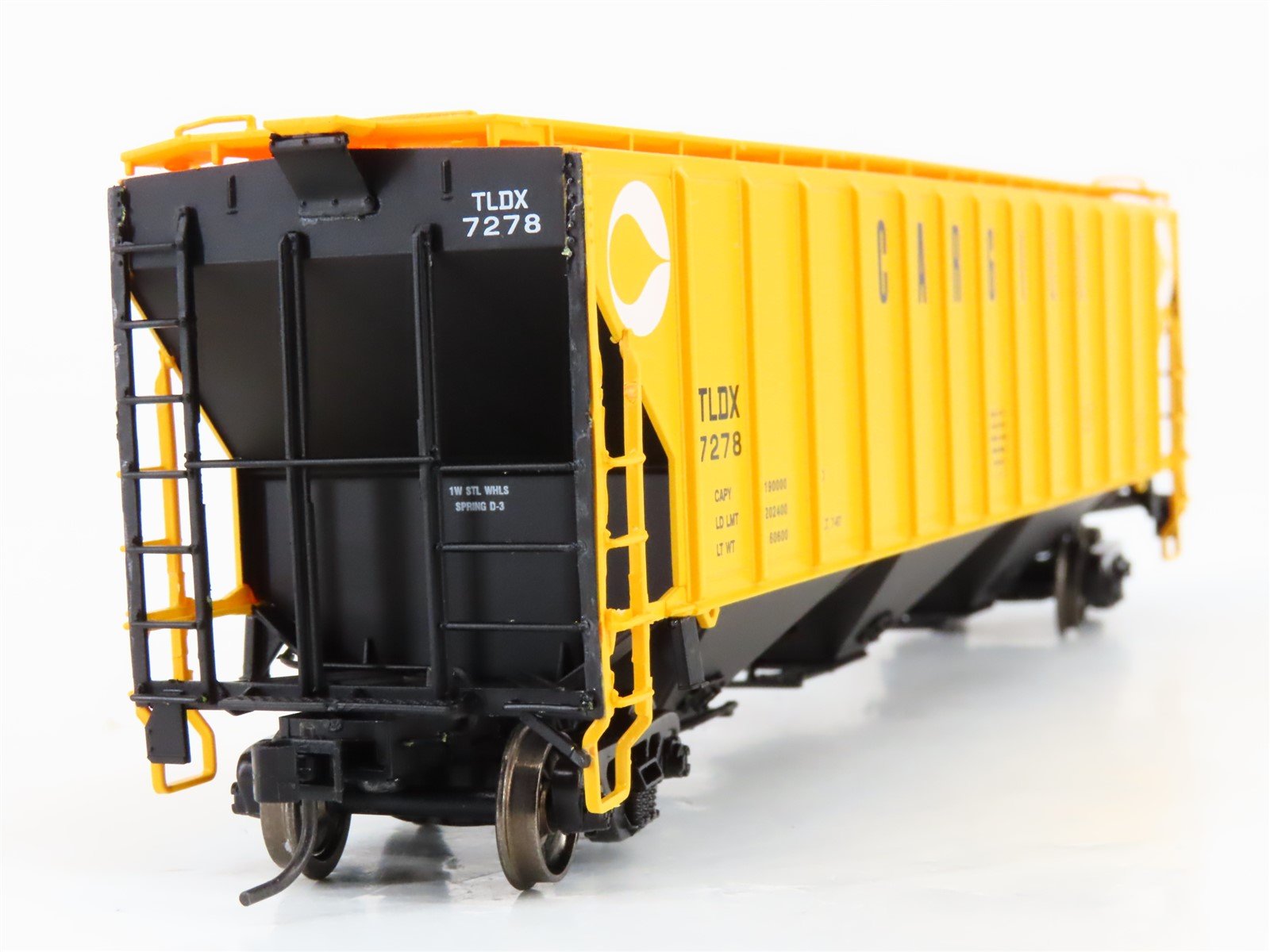 HO Scale Life-Like Proto 2000 21326 TLDX Cargill 3-Bay Covered Hopper #7278